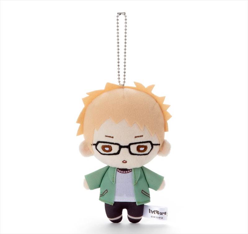 ハイキュー!!_にとたん 冬の私服ボールチェーン付ぬいぐるみ 月島