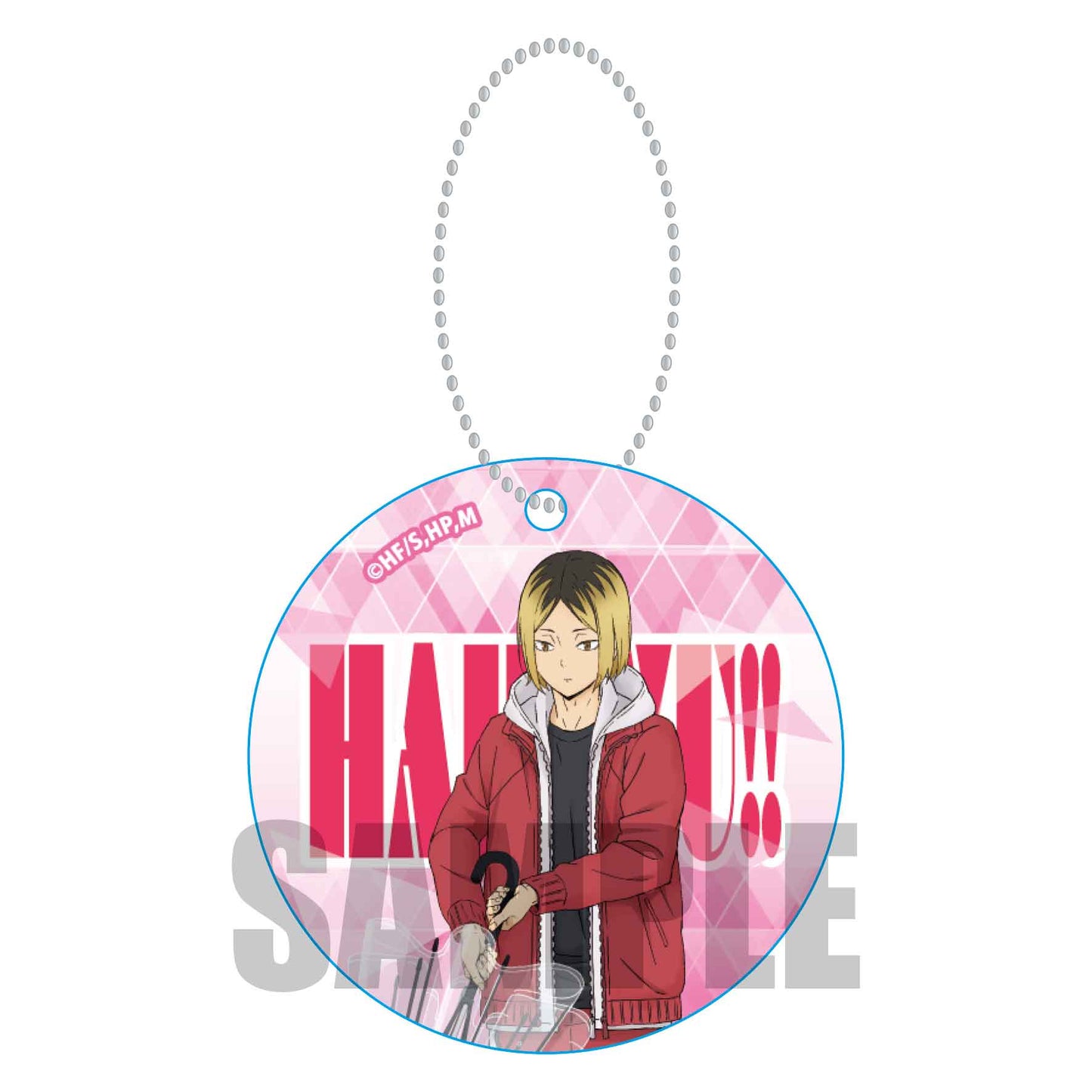 ハイキュー!! TO THE TOP_やわらかクリップバッジ /孤爪 研磨 (rain ver.)