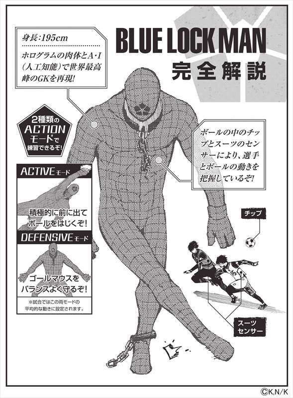 ブルーロック_ブルーロックマンTシャツL