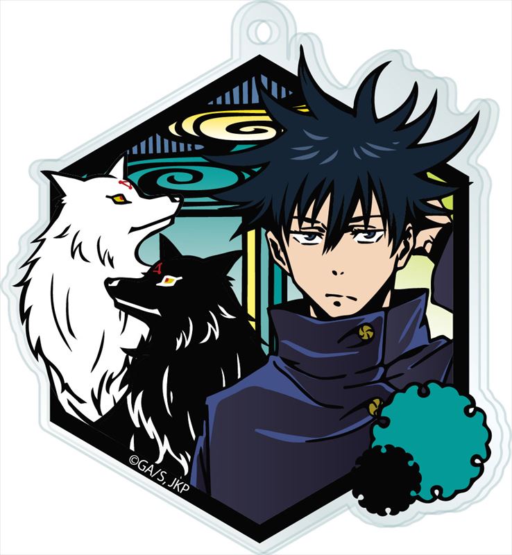 呪術廻戦_切り絵シリーズ アクリルキーホルダー 伏黒恵