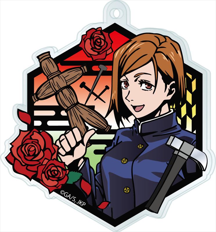 呪術廻戦_切り絵シリーズ アクリルキーホルダー 釘崎野薔薇