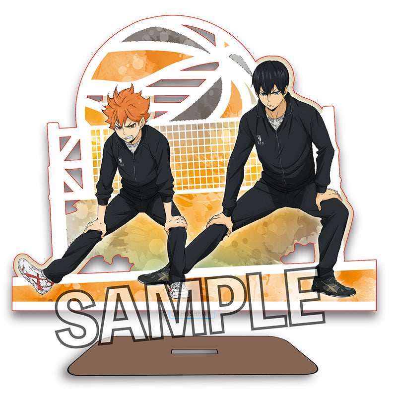 ハイキュー!!_ウォーミングアップ!!木製スタンド 日向翔陽&影山飛雄