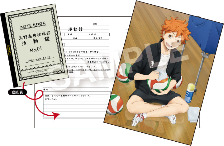 ハイキュー!!_烏野高校排球部活動録 フォトシート①日向翔陽