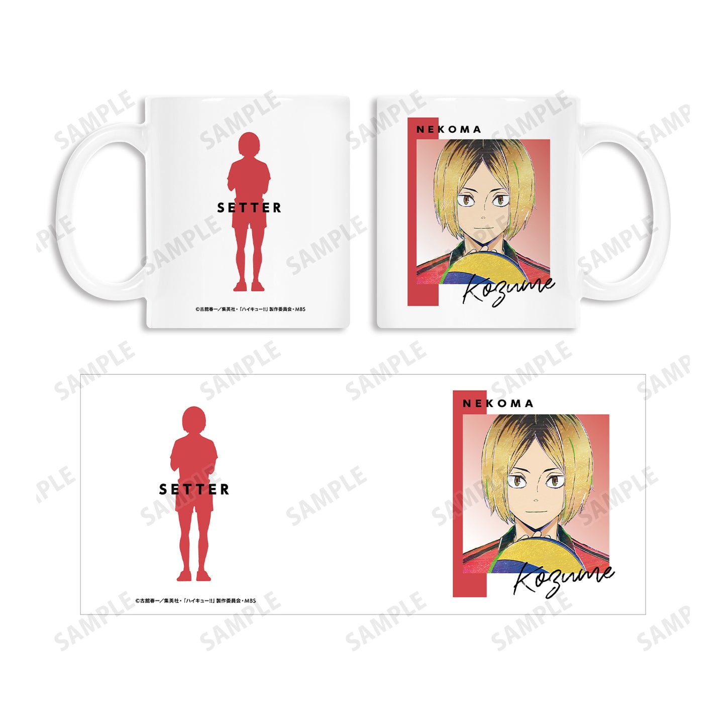 ハイキュー!! TO THE TOP_孤爪研磨 Ani-Art 第6弾 マグカップ