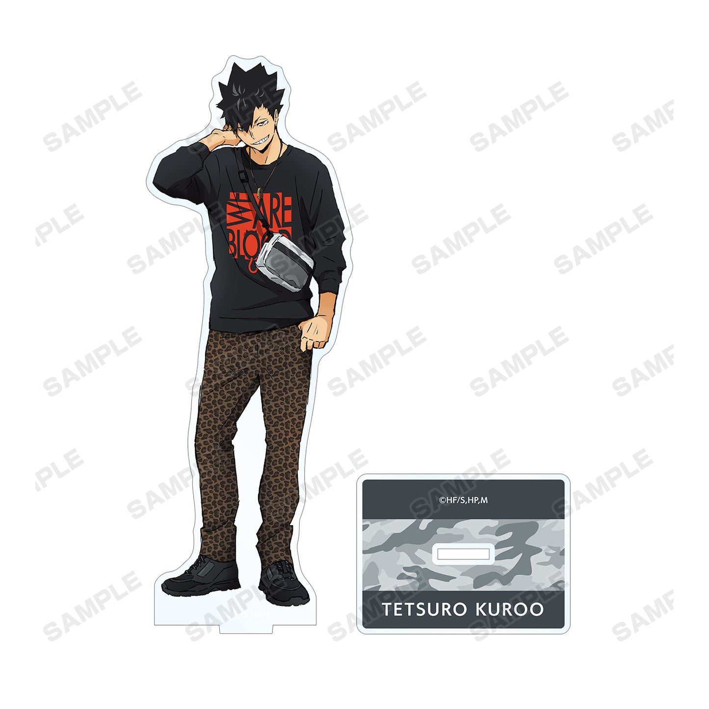 ハイキュー!! TO THE TOP × 東武動物公園_描き下ろしイラスト 黒尾鉄朗 レジャーver. BIGアクリルスタンド