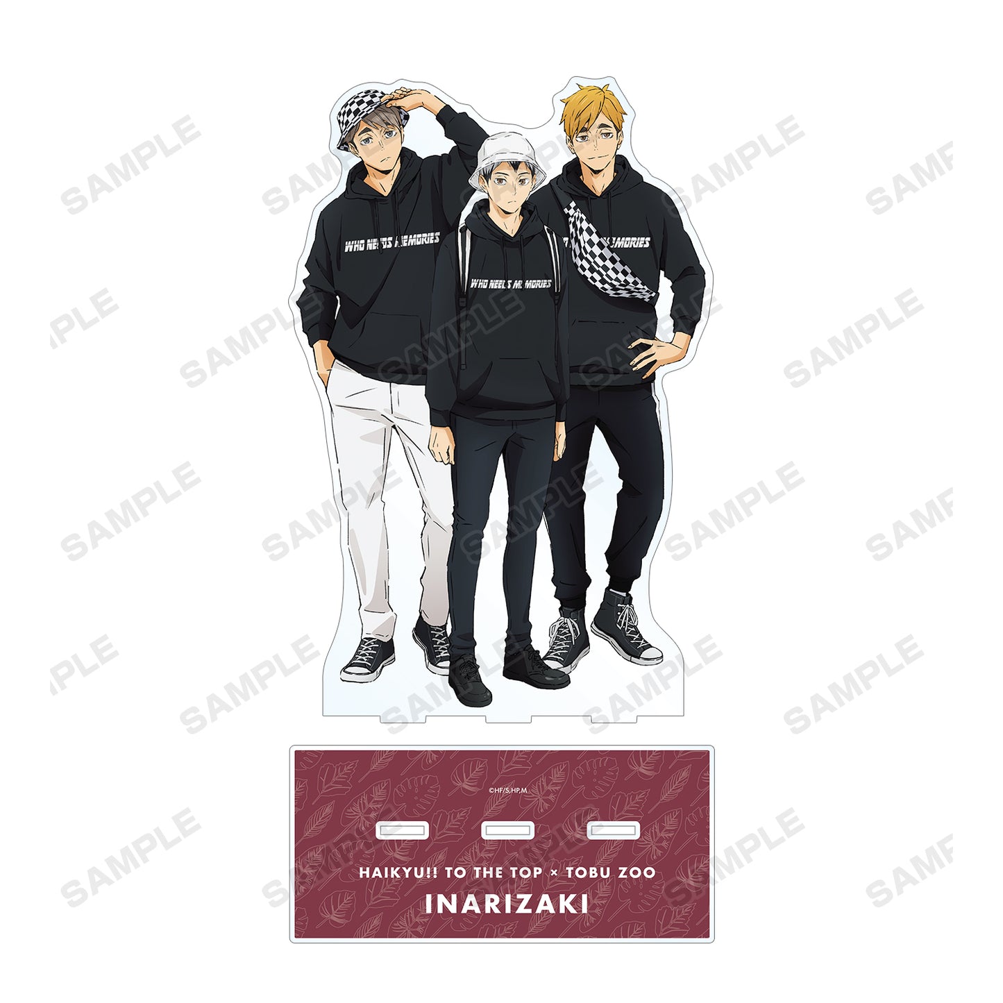 ハイキュー!! TO THE TOP × 東武動物公園_描き下ろしイラスト 稲荷崎高校 レジャーver. BIGアクリルスタンド