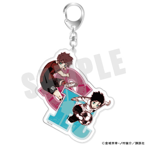 ブルーロック_イニシャルアクリルキーホルダー 12.糸師冴&凛(幼少期)