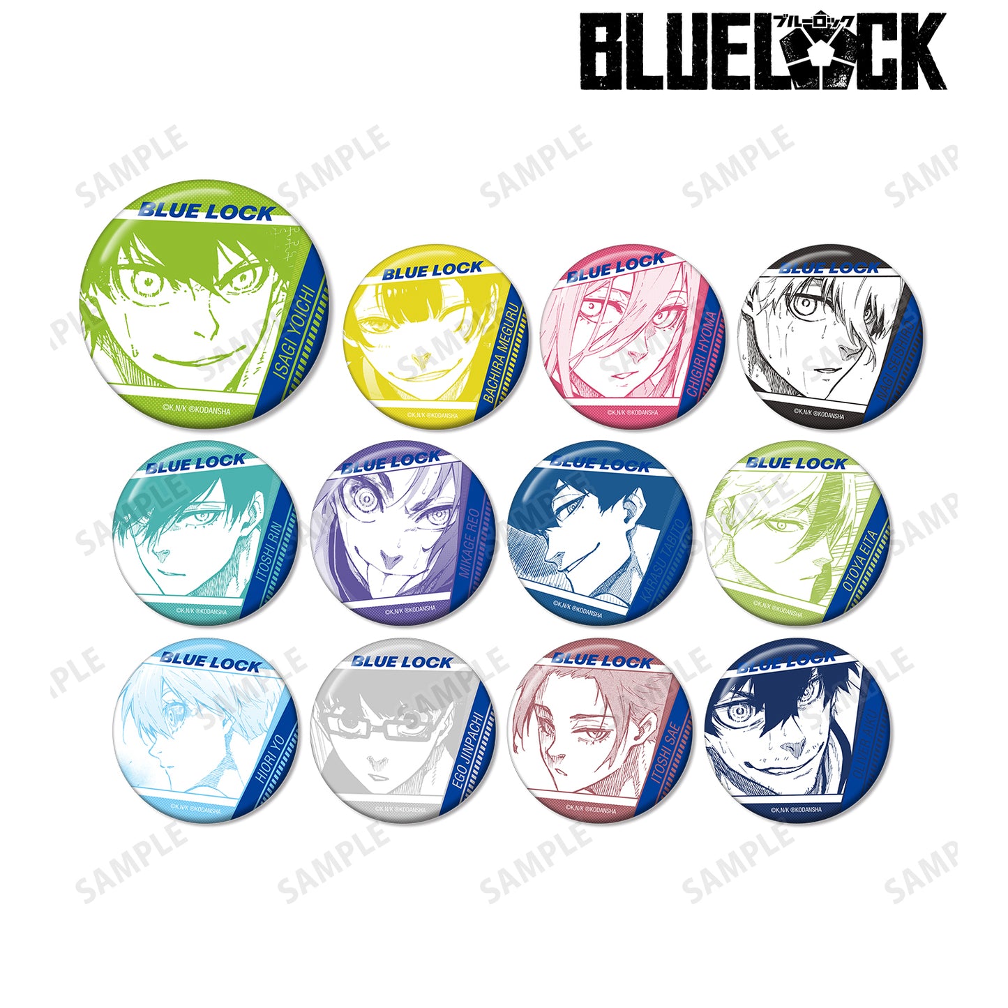 ブルーロック_トレーディング缶バッジ(単位/単品)