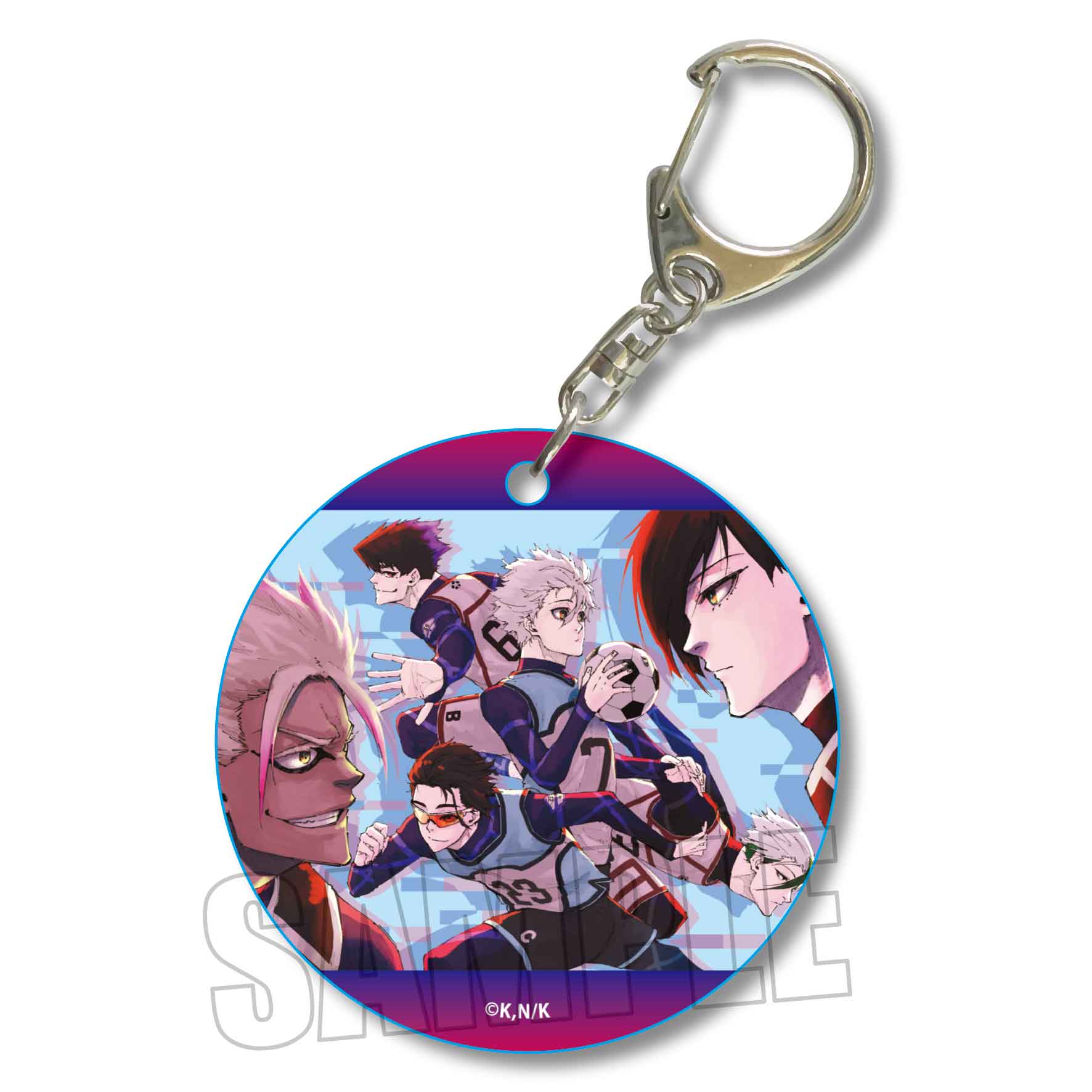 ブルーロック_やわらかクリアチャーム /集合絵