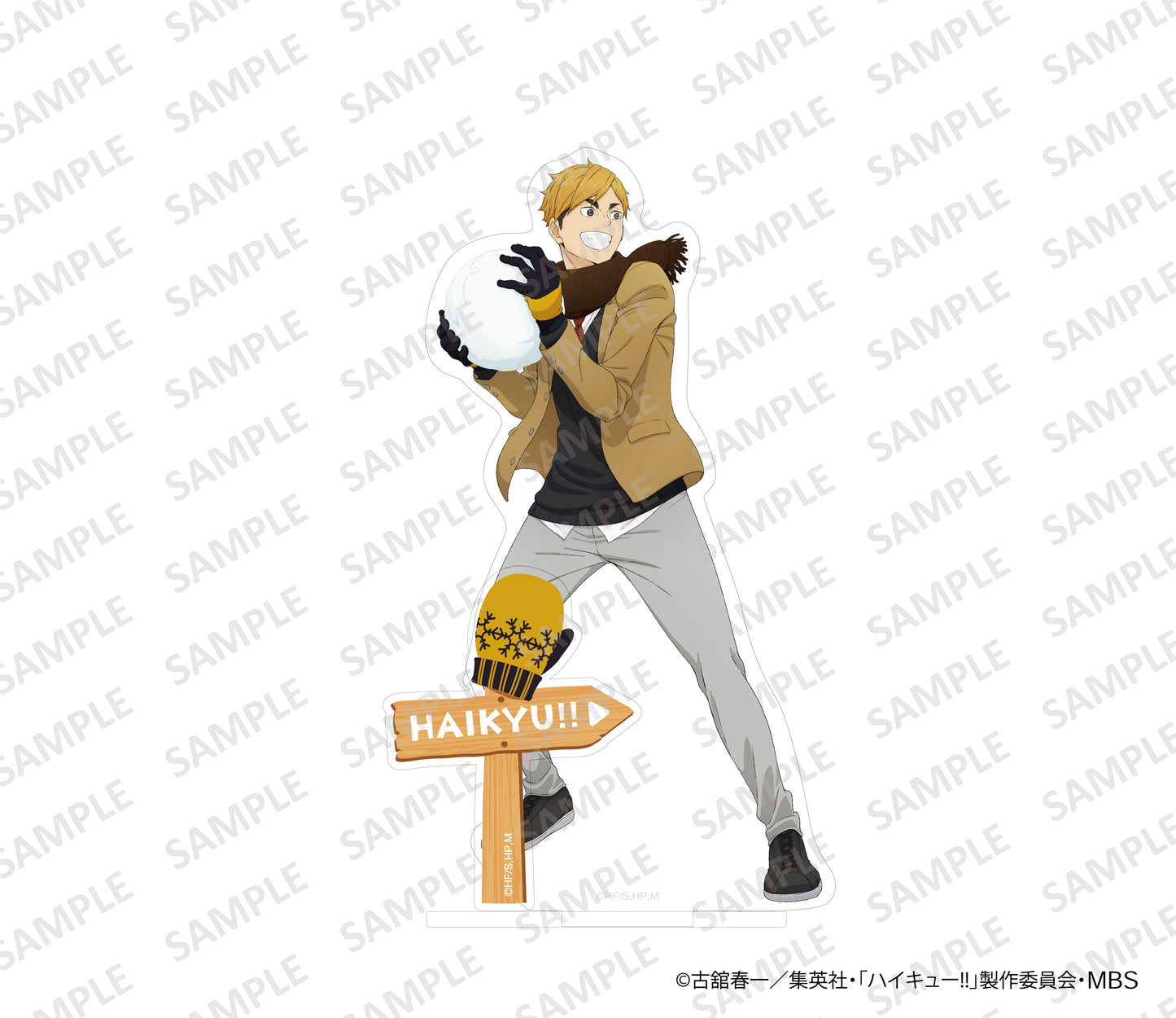 ハイキュー!!_アクリルスタンド 雪あそびver. 宮侑