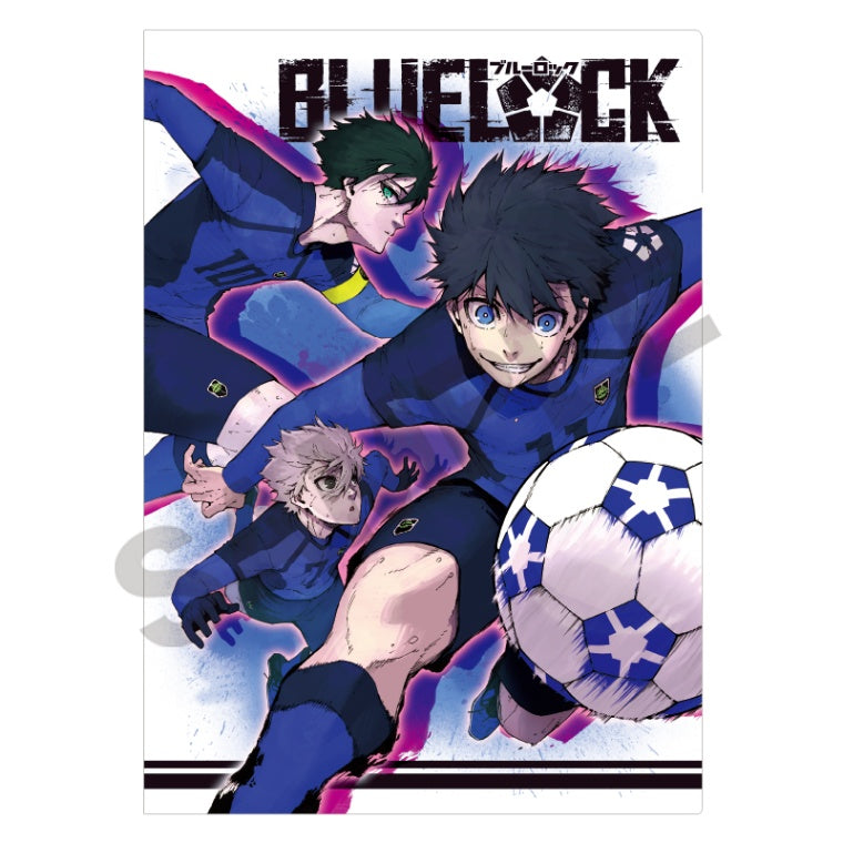 ブルーロックシングルクリアファイル/パープル