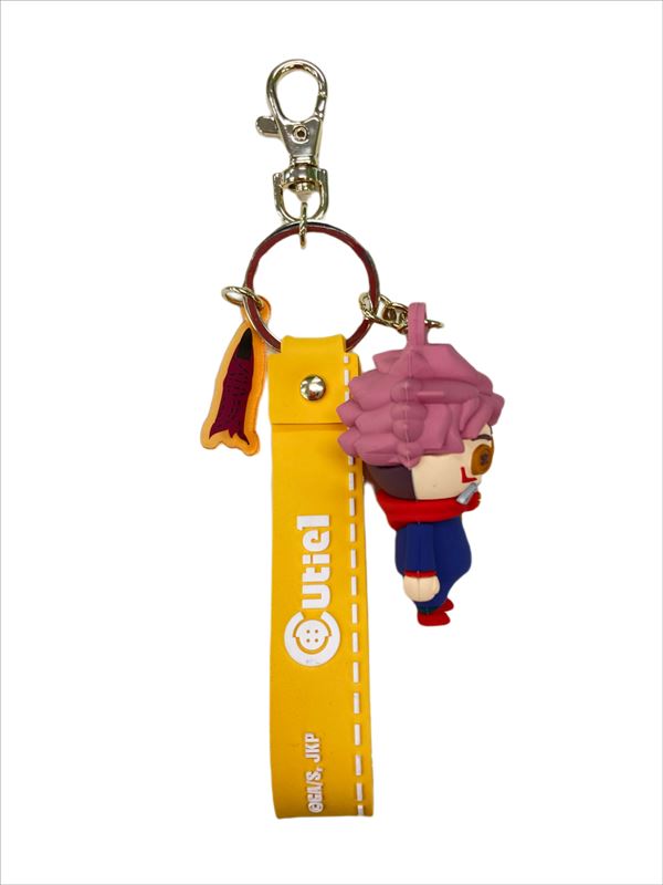 呪術廻戦_キューティ1 虎杖 悠仁 ラバーキーホルダー