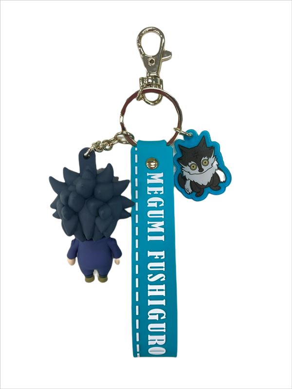 呪術廻戦_キューティ1 伏黒 恵 ラバーキーホルダー