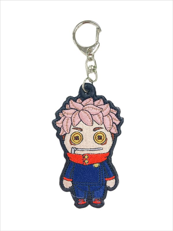 呪術廻戦_キューティ1 虎杖 悠仁 刺繍キーホルダー