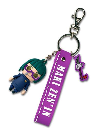 呪術廻戦_キューティ1 禪院 真希 ラバーキーホルダー