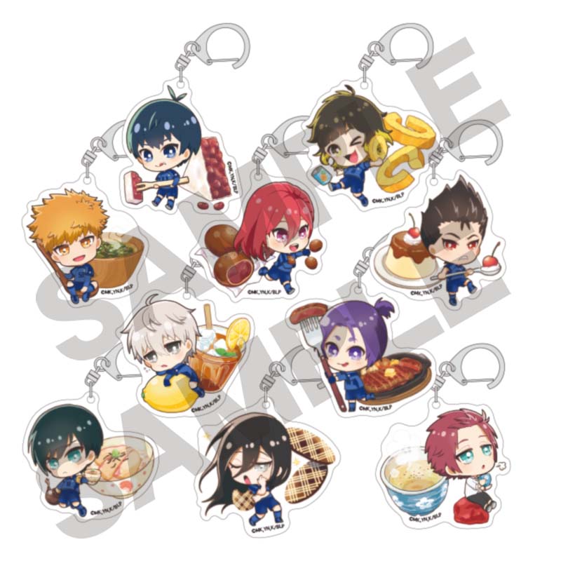 ブルーロック_トレーディングアクリルキーホルダー きゃらペコ