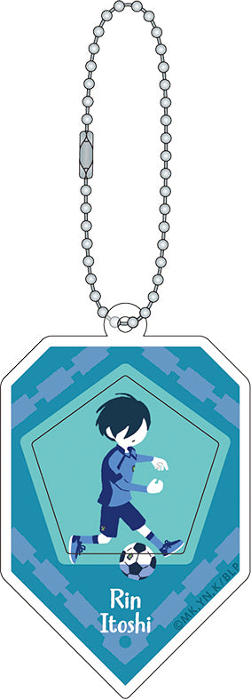 ブルーロック_スライドアクリルキーホルダー/糸師凛 ゆるパレット