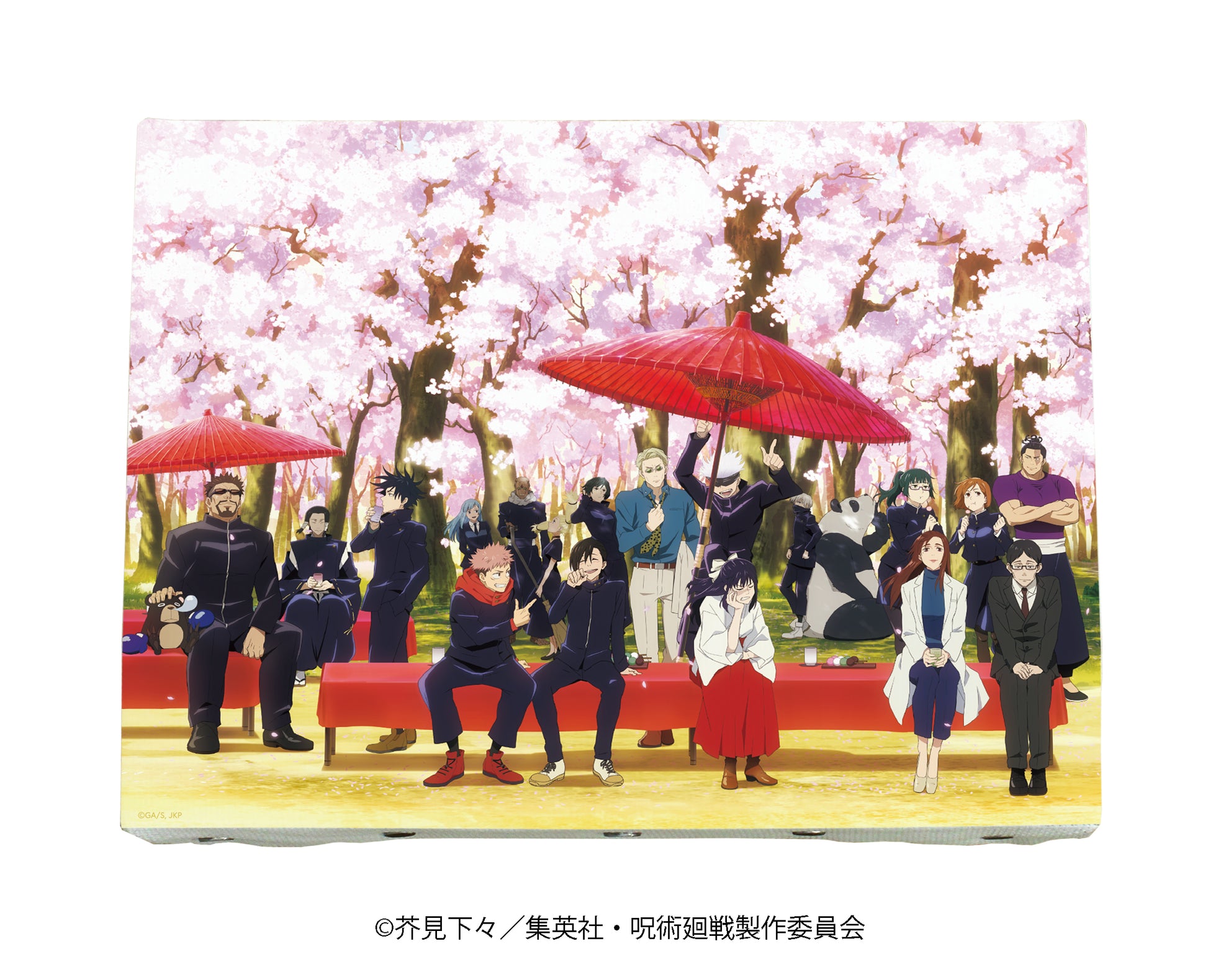 呪術廻戦_キャンバスアート02/アニメ呪術廻戦展<花見> 集合デザイン