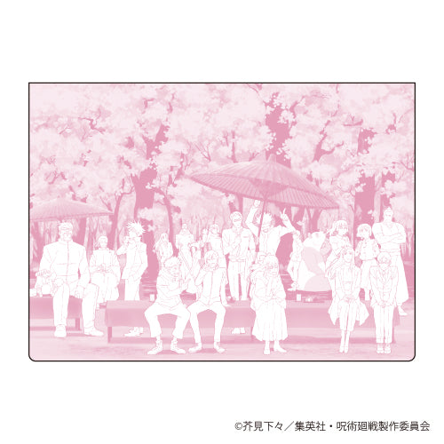呪術廻戦_プレミアムポストカードホルダー01/アニメ呪術廻戦展<花見> 線画デザイン