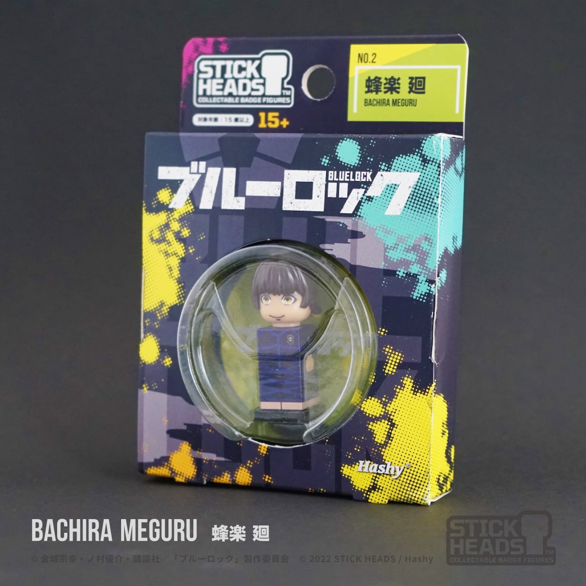 ブルーロック_バッジフィギュア「STICK HEADS / 蜂楽 廻」