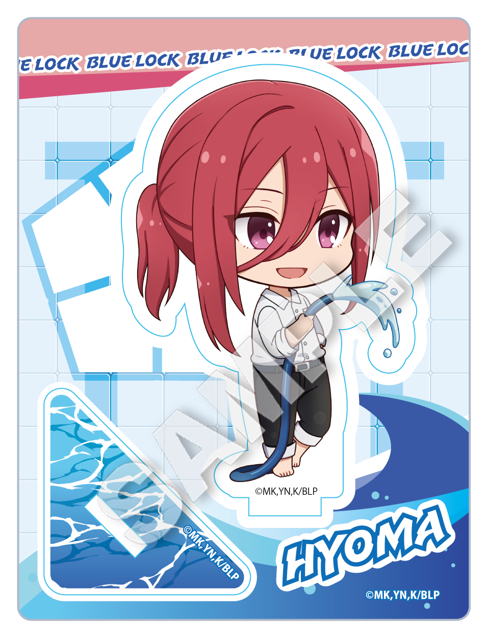 ブルーロック_ミニキャラスタンド プール掃除 Ver. 千切豹馬