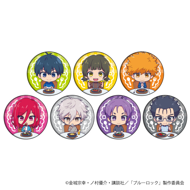 ブルーロック_缶バッジ04/お食事ver. ボックス(全7種)(フォトきゃらイラスト)