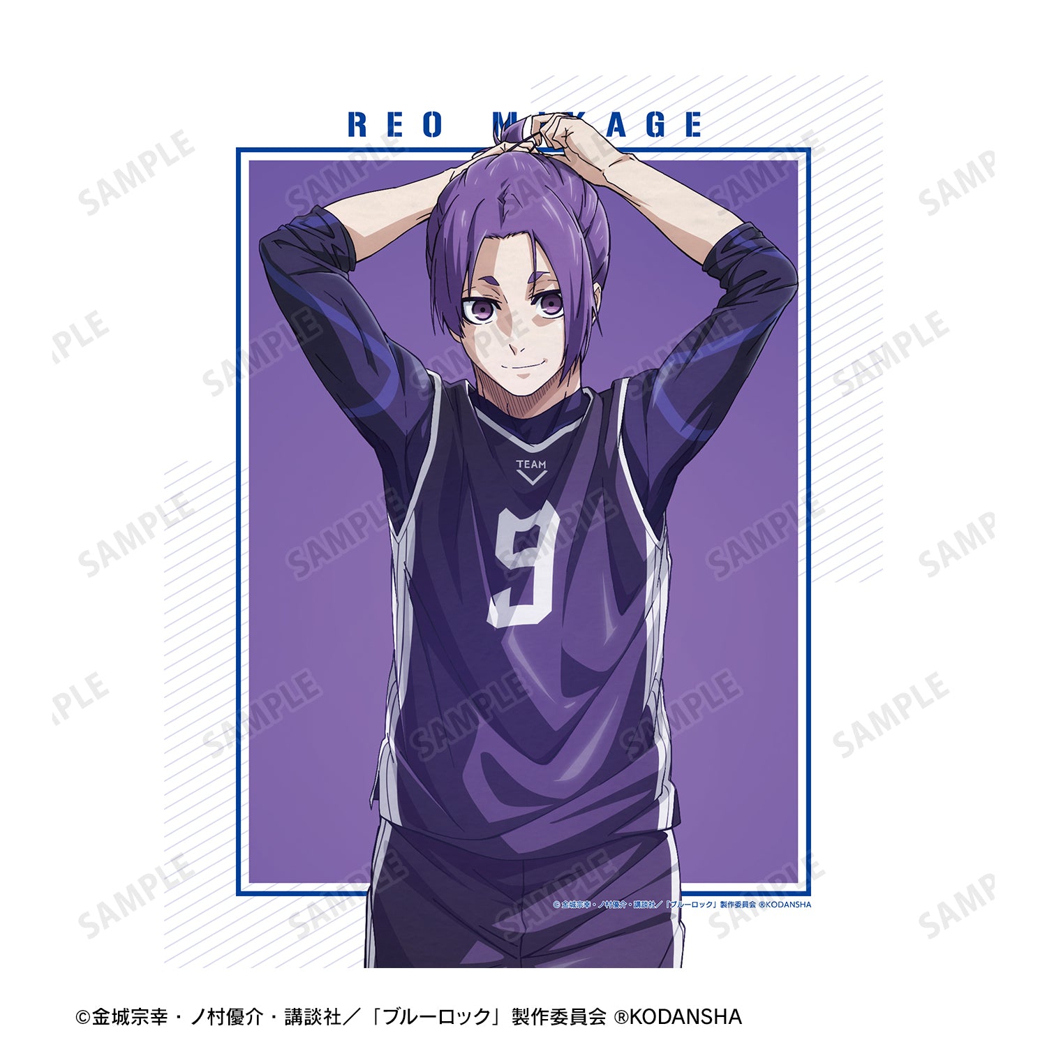 ブルーロック_御影 玲王 キャラクタービジュアルキャンバスボード