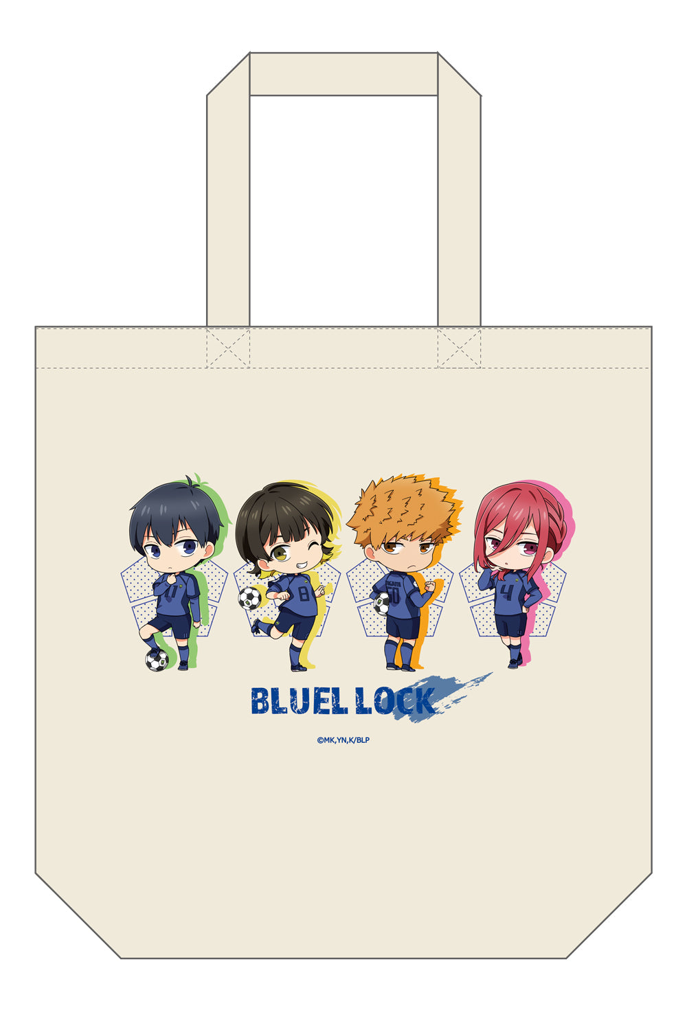 ブルーロック_【描き起こし】トートバッグ(潔&蜂楽&千切&國神)