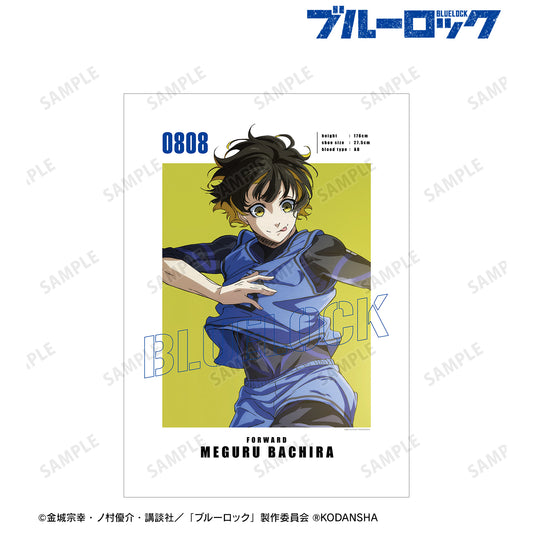 ブルーロック_蜂楽 廻 キャラクタービジュアルA3マット加工ポスター