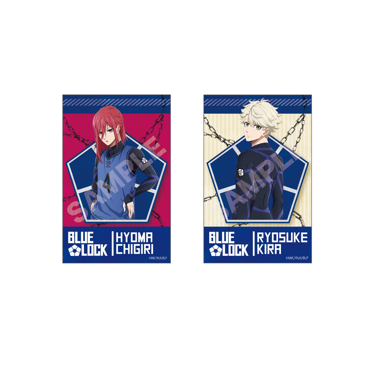 ブルーロック_サテン地ステッカー /01 第1弾(全5種) 1BOX