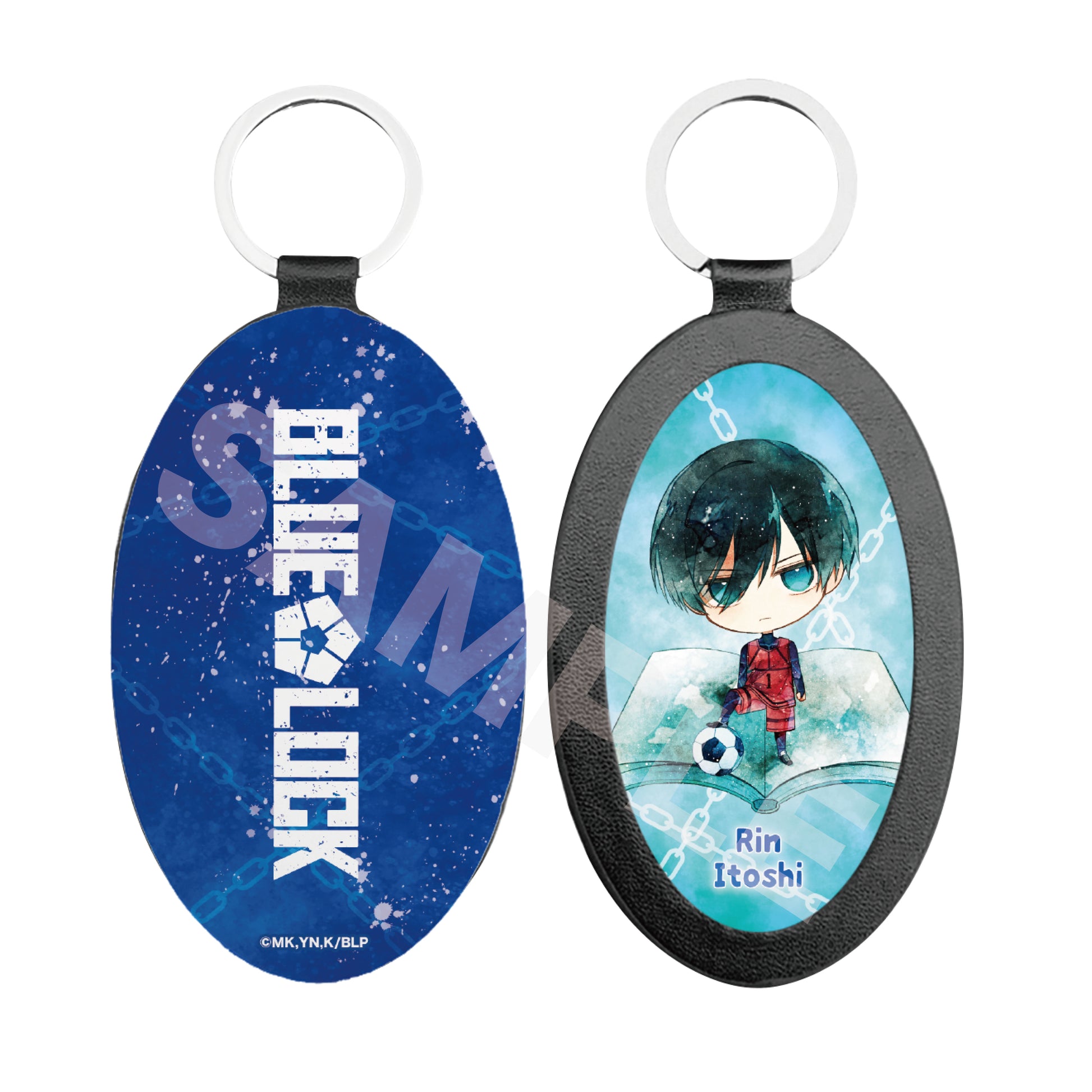 ブルーロック_キャラでるアート レザーキーホルダー /21 糸師 凛(ミニキャラ)