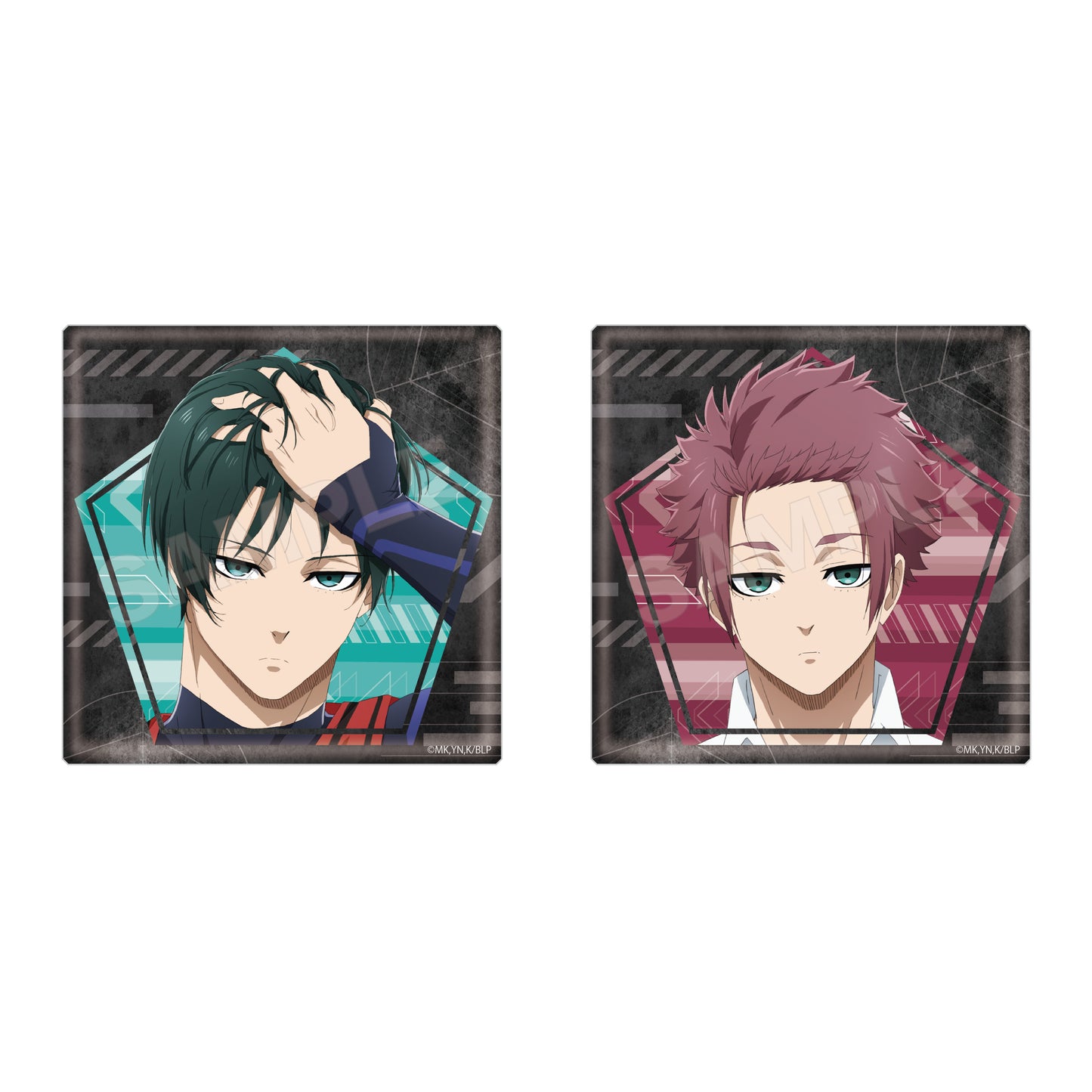 ブルーロック_ビッグスクエア缶バッジ /02 第2弾(全5種) 1BOX