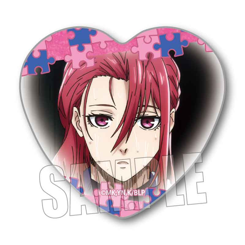 ブルーロック_メモリーズハート缶バッジ/千切 豹馬