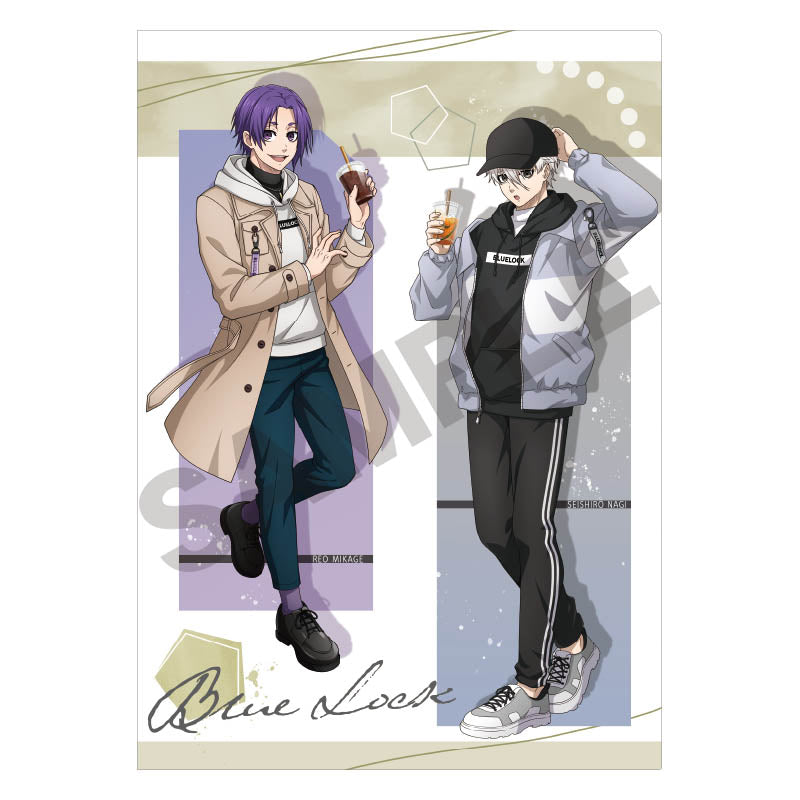 ブルーロック_シングルクリアファイル/凪誠士郎_御影玲王_パーカー