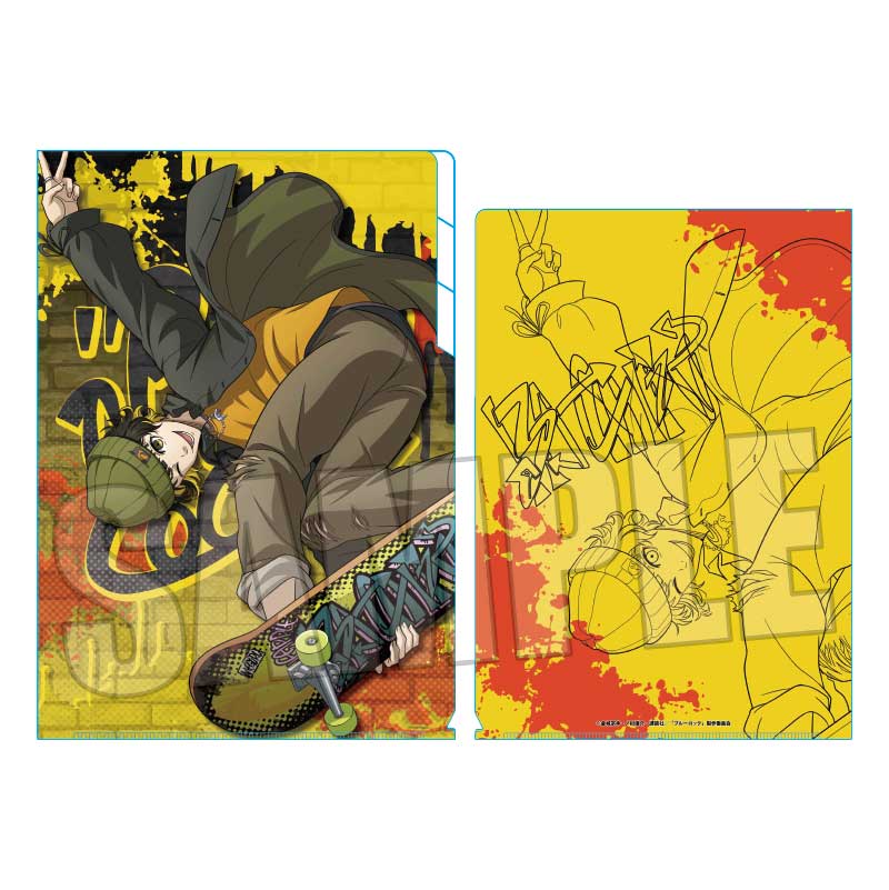 ブルーロック_クリアファイル3ポケット/蜂楽 廻 スケーターver.