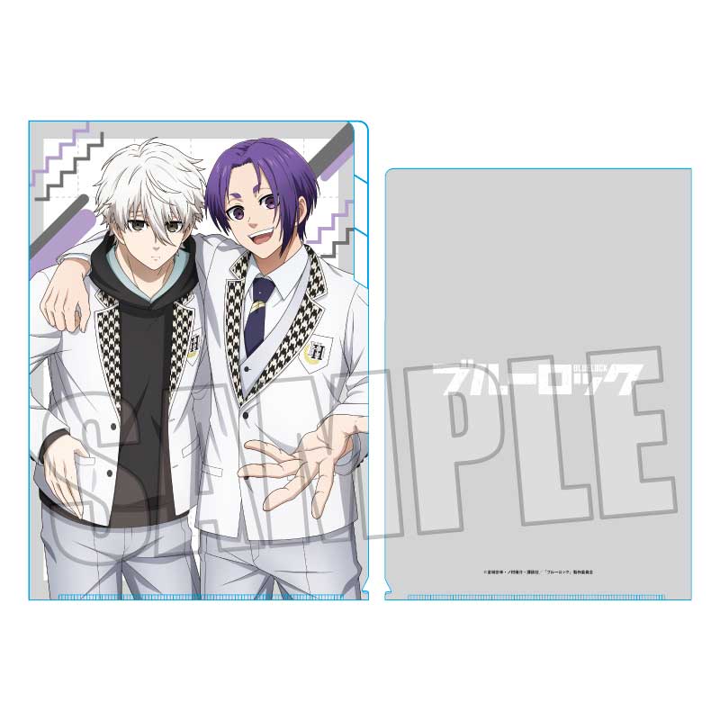 ブルーロック_クリアファイル3ポケット/凪 誠士郎&御影 玲王
