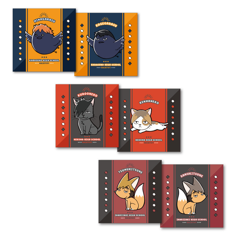 ハイキュー!!_スクエアミニクッション A:ヒナガラス/カゲガラス