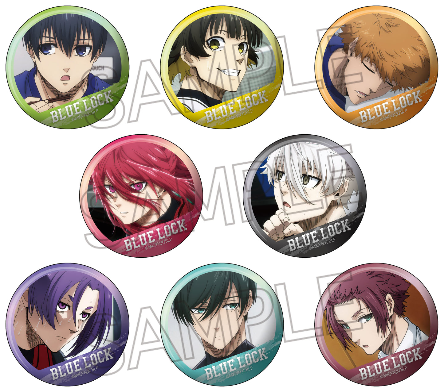 ブルーロック_百面相缶バッジ 1BOX