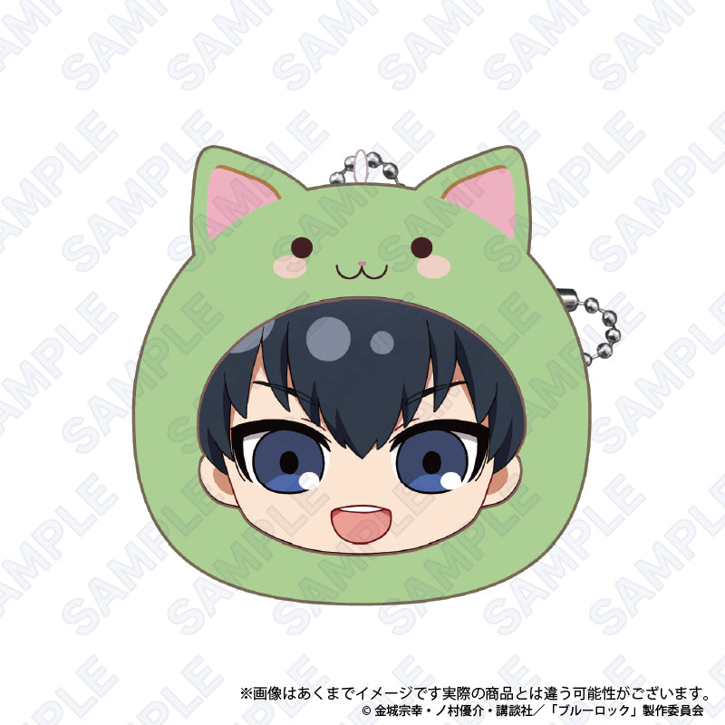 ブルーロック_もちふわクッションキーホルダー(まるめいつ絵柄) 潔世一