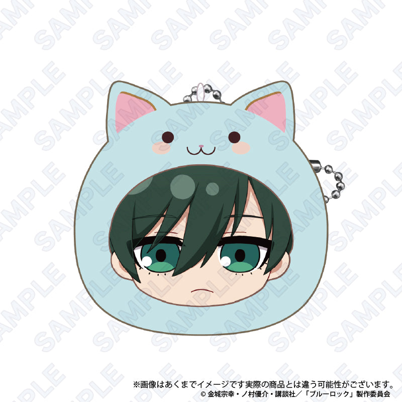 ブルーロック_もちふわクッションキーホルダー(まるめいつ絵柄) 糸師凛