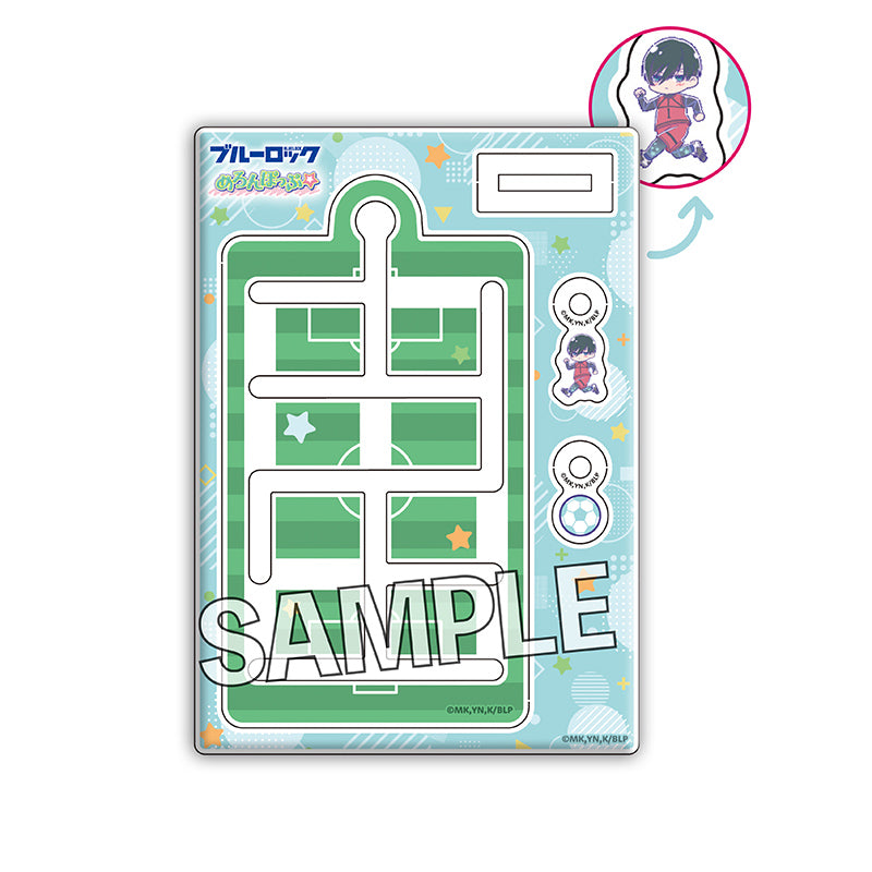 ブルーロック_駆け回れ!フィールドアクリルキーホルダー めろんぽっぷ☆ 糸師凛