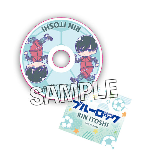 ブルーロック_ミニチュアCDケースキーホルダー めろんぽっぷ☆ 糸師凛