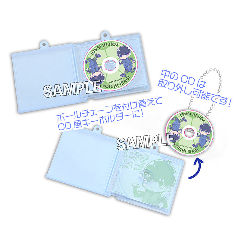 ブルーロック_ミニチュアCDケースキーホルダー めろんぽっぷ☆ 糸師凛