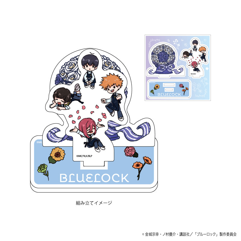 ブルーロック_アクリルフィギュアプレート01/花ver. デザインA(グラフアートイラスト)
