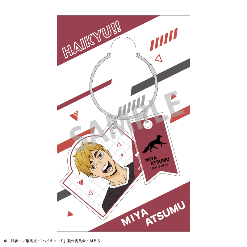 ハイキュー‼_ワイヤー2パーツアクリルキーホルダー_宮 侑