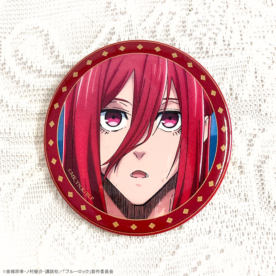 ブルーロック_猫耳付きロゼット&缶バッジセット 千切豹馬