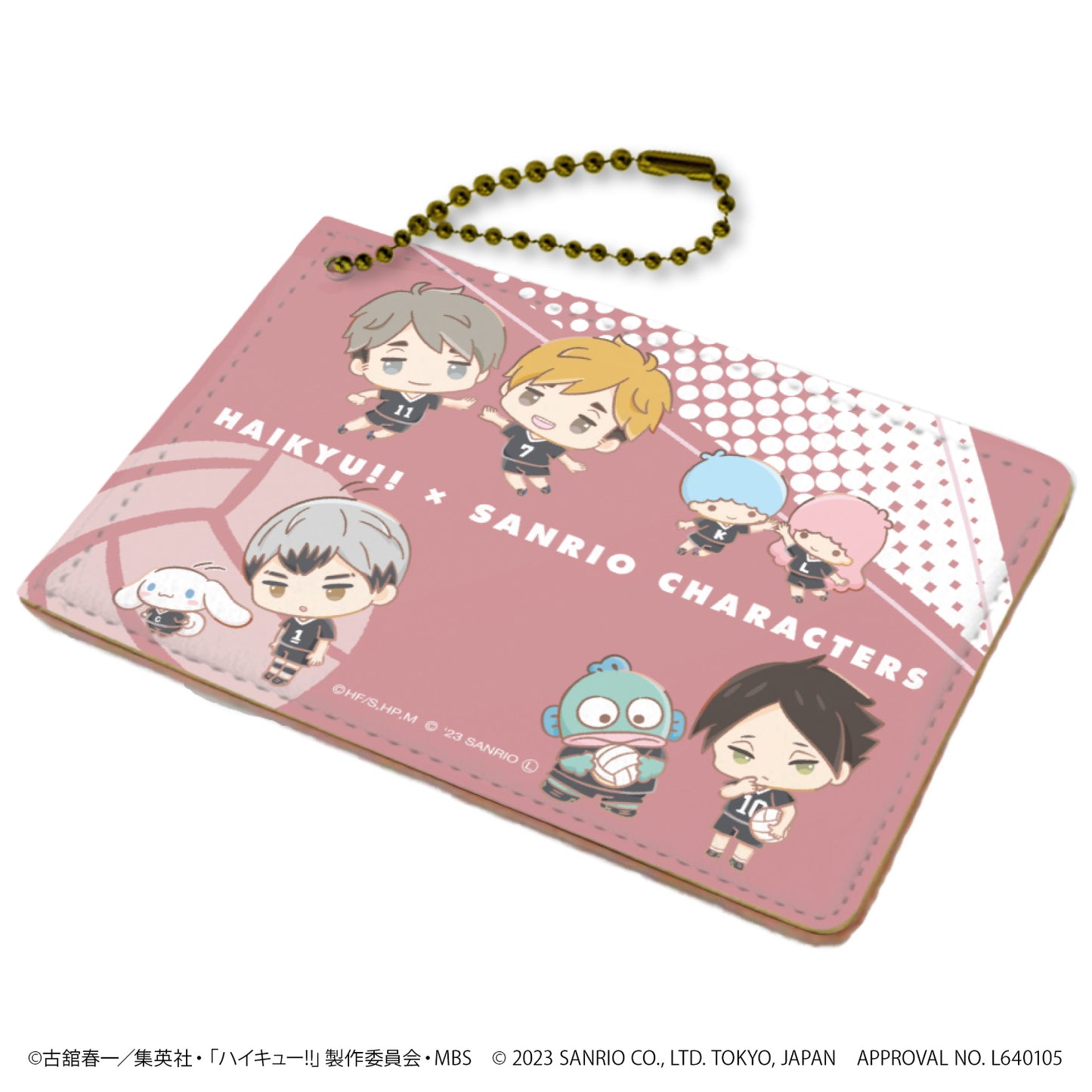 ハイキュー!!×サンリオキャラクターズ_キャラパス05/Eパターン(ミニキャライラスト)