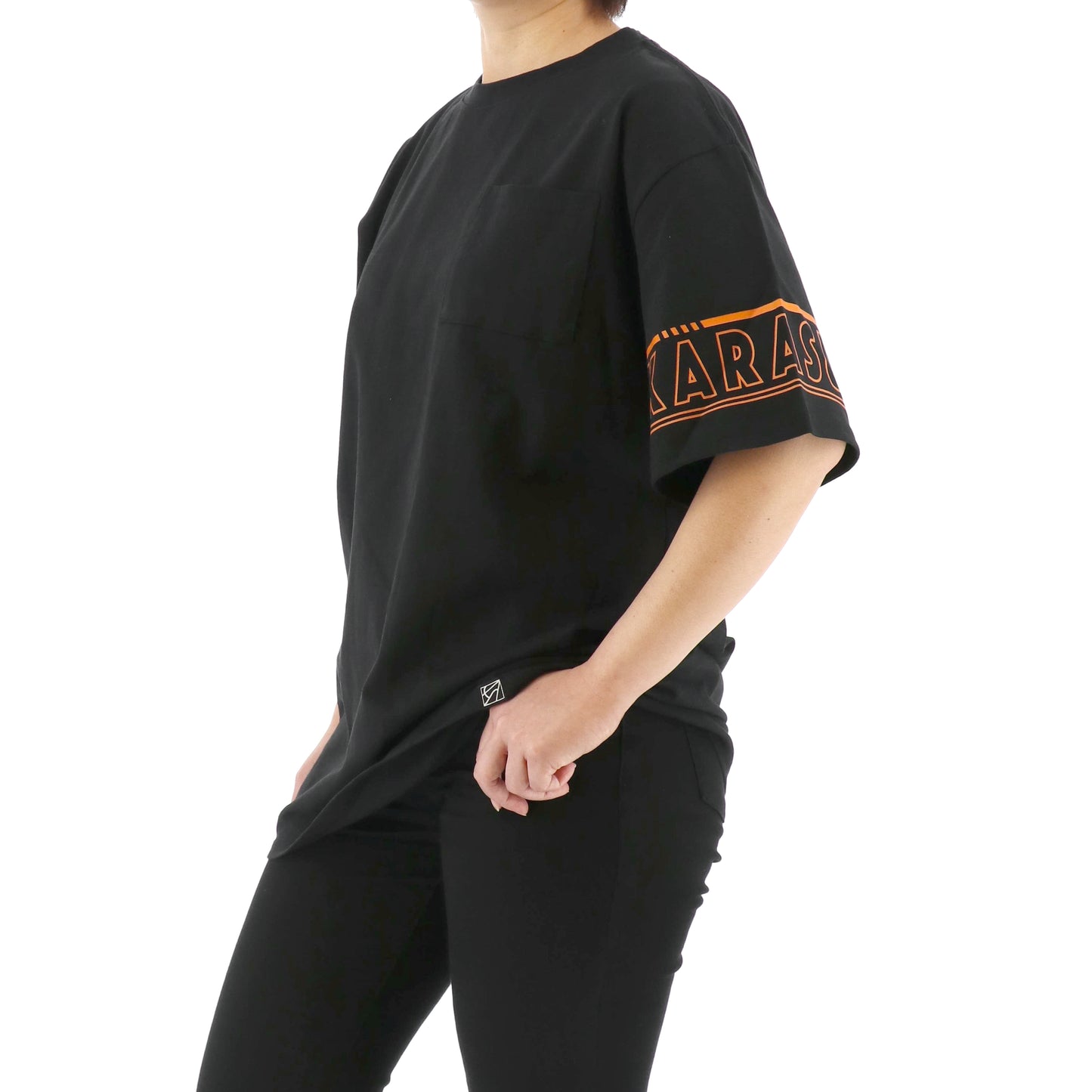 ハイキュー!! TO THE TOP_袖プリントTシャツ(烏野高校)