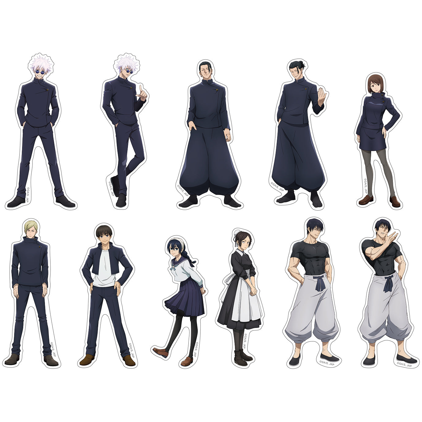 呪術廻戦 第2期_懐玉・玉折 ダイカットステッカー 五条 悟(B)