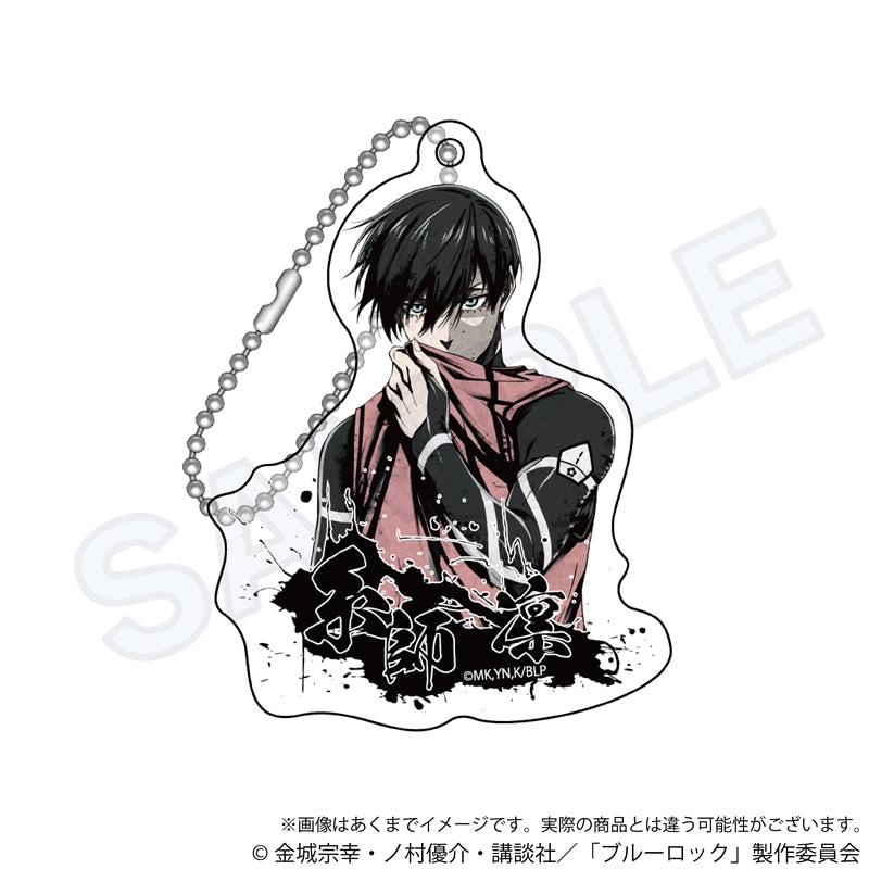 ブルーロック_墨絵風アクリルキーホルダー 糸師 凛
